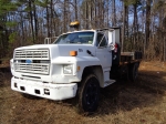 (#30514) 1990 FORD Model F-700 Single Axle Flatbed Truck