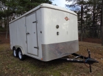 (#20262) 2014 CARRY-ON Model 8X14CGR Tandem Axle Enclosed Cargo Trailer