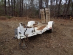 (#20243) 1993 Shopmade Single Axle Tag-A-Long Trailer