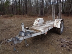 (#20242) 1993 Shopmade Single Axle Tag-A-Long Trailer