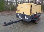 (#11411) 2008 SULLAIR Model 375HCA, 375CFM Portable Air Compressor, s/n 7280038