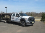 2014 FORD Model F-450XL, Super Duty 4x4 Crew Cab Flatbed Truck