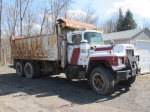 1989 MACK Model RD690S Tri-Axle Dump Truck