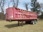 2004 ROGERS Model DT280AY4, 28 Steel Dump Trailer