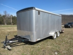 2014 RINGO 7x16 Tandem Axle Enclosed Utility Trailer