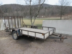 1998 RINGO 6x12 Single Axle Tag-A-Long Trailer