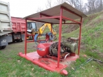 DEVILBISS Model 445 Skid Mounted Air Compressor, s/n 18630