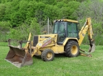 1995 JOHN DEERE Model 310D, 4x4 Tractor Loader Extend-a-hoe, s/n 805873