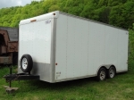 2009 CAR MATE Model CM818CC-HD, 8'x18' Tandem Axle Enclosed Cargo Trailer