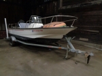 2005 BOSTON WHALER Model Montauk 170, 17 Fiberglass Boat, Hull #BWCE5913H405