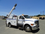 2006 FORD Model F-650XLT SD Pro Loader Single Axle Service Truck