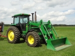 1989 JOHN DEERE Model 4450, 4x4 Utility Tractor, s/n 027851