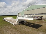 1992 GLOBE Model GTDG-50, 50 Ton Tri-Axle Lowboy Trailer