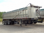 2005 J&J 34 Tri-Axle Aluminum Dump Trailer