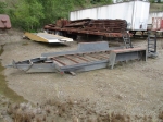 16 Tandem Axle Trailer Frame, with ramps and fenders  6x30 Aluminum Ramp