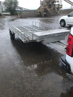 7x14 Tandem Axle Aluminum Tag-A-Long Trailer