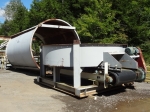 UNUSED 100 Ton Surge Bin and Belt Feeder