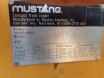 2017 MUSTANG Model 2500RT NXT3 Crawler Skid Steer Loader, s/n 00080324