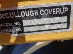 MCCULLOUGH Coverup 40 Walk Behind Trench Backfill Machine, s/n UPC06980095B