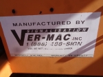 VERMAC Model VM-96L Solar Powered Arrow Board, s/n 99-032377
