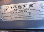 1998 MACK Model RD688S Tri-Axle Dump Truck