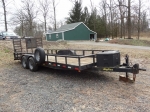 2001 BIG TEX Model 10PI-20 Tandem Axle Tag-A-Long Trailer