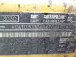 2008 CATERPILLAR Model 303C CR Mini Hydraulic Excavator, s/n BXT04197