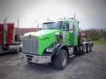 Unit #9140 2015 KENWORTH Model T800 Tri-Axle Truck Tractor, VIN# 1XKDD40X9FJ442566