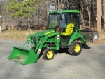 2017 JOHN DEERE Model 1025, 4x4 Utility Tractor, s/n 1LV1025RPHH135345