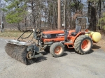 2000 KUBOTA Model L3010HST, 4x4 Sweeper Tractor, s/n 72941