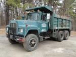 1987 MACK Model RD686S Tandem Axle Dump Truck