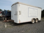 1999 AVENGER Model AV816TA, 16 Tandem Axle Enclosed Utility Trailer