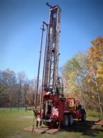 1977 CHICAGO PNEUMATIC Model 7000 Top Head Drive Rotary Drilling Rig s/n 97328