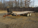 (GIL-018) 2015 SURETRAC Model ST10220TD02AB100, 20 Tandem Axle Tag-A-Long Trailer