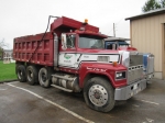(Unit #TRD85) 1988 FORD Model LTL9000 Tri-Axle Dump Truck