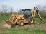 Unit #DM37 2003 CASE Model 590 Super M, 4x4 Tractor Loader Extend-A-Hoe, s/n JJG0288452