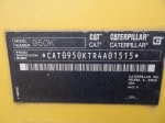 2013 CATERPILLAR Model 950K Rubber Tired Loader, s/n R4A01515