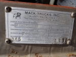 1978 MACK Model RD612SX Tri-Axle Dump Truck, VIN# RD612SX1509