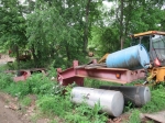 1976 ROGERS Model TW35.LD6 6-50-15 Tandem Axle Scraper Trailer, VIN# 1792-1