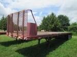 1972 STRICK 40 to 65 Tandem Axle Extendable Flatbed Trailer, VIN# 150001