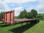 1985 FRUEHAUF 42 Spread Axle Flatbed Trailer, VIN# 1H4P04228EF112116