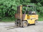 CATERPILLAR Model VC60C, 6,000# Solid Tired Forklift, s/n 75J00475