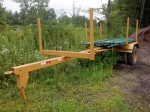 Single Axle Extendable Pole Trailer