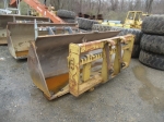 938 Attachments: CAT Left-Side Dump Bucket  CAT 60 Fork Attachment