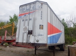 1980 COMET 28  Single Axle Aluminum Van Trailer