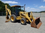 1995 JOHN DEERE Model 410D, 4x4 Tractor Loader Extend-A-Hoe, s/n 814228