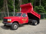 1997 FORD Model F-350XL, 4x4 Single Axle Dump Truck