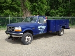 1996 FORD Model F-350XLT, 4x4 Utility Truck