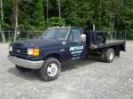 1988 FORD Model F-350, 4x4 Flatbed/Fuel Truck