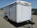 1987 HAULMARK Model K716, 16x7 Tandem Axle Enclosed Utility Trailer